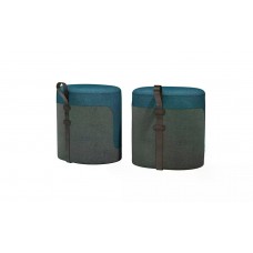 Пуф Раф рав с ремнем из натуральной кожи кат.2