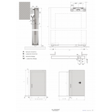 Раздвижная перегородка AluDoors Plano L Design