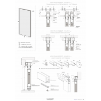 Розсувна перегородка AluDoors Plano L Design