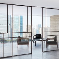 Раздвижная перегородка AluDoors New Fly
