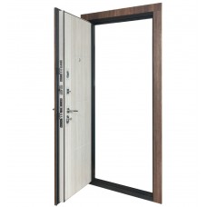 Двери входные БУЛАТ Цитадель К-8 мод. №520/236 дуб табак/дуб немо лате