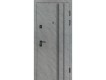 Фото Входная дверь квартирного типа Термо Fortezza модель №563/556 срез камня/серый шифер 2