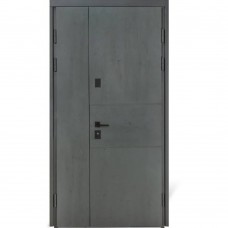 Двери входные БУЛАТ Термо House 1200 мод. №703/191 антрацит/дуб полярный