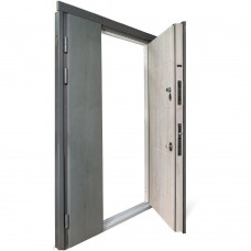 Двери входные БУЛАТ Термо House 1200 мод. №703/191 антрацит/дуб полярный