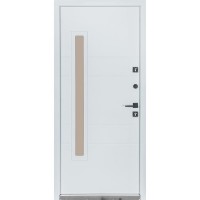 Двери входные БУЛАТ Термо House мод. №705/431 венге темный/белый атласный