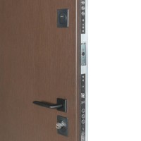 Двери входные БУЛАТ Термо House мод. №705/431 венге темный/белый атласный