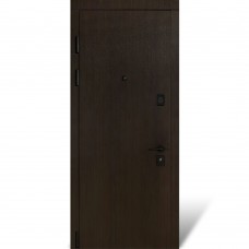 Двері вхідні БУЛАТ В-82 мод. Гладка/191 венге/дуб полярний