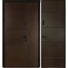 Входная дверь уличного типа Термо House 1200 мод. №703/191 венге