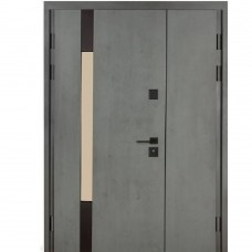 Двері вхідні БУЛАТ Термо House 1200 мод. №705/428 антрацит/бетон антрацит