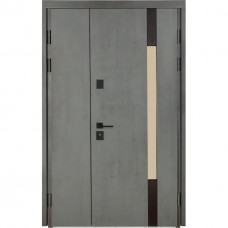 Двери входные БУЛАТ Термо House 1200 мод. №705/428 антрацит/дуб полярный
