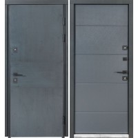 Двери входные БУЛАТ Термо House мод. №703/191 темный антрацит