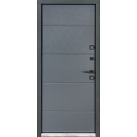 Двери входные БУЛАТ Термо House мод. №703/191 темный антрацит