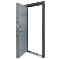 Двери входные БУЛАТ Термо House мод. №703/191 темный антрацит