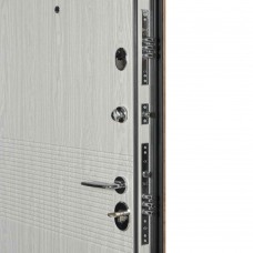 Двери входные БУЛАТ Revolut В-81 мод. №564/264 спил дерева коньячный/венге парма