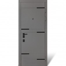 Двері вхідні БУЛАТ Термо Мегаполіс мод. №528 мусонне дерево/мусонне дерево світле