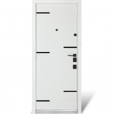 Двері вхідні БУЛАТ Термо Мегаполіс мод. №528 мусонне дерево/мусонне дерево світле