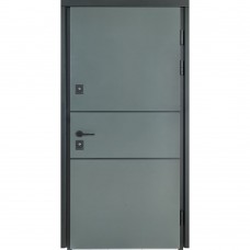 Двери входные БУЛАТ Cottage мод. №703/237 metalic grey/титан