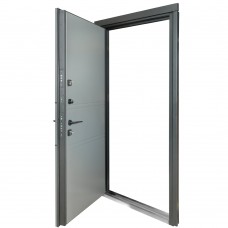 Двери входные БУЛАТ Cottage мод. №703/237 metalic grey/титан