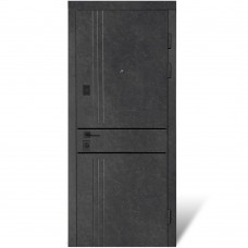 Двери входные БУЛАТ Ультра (квадро) Securemme мод. №539/237 mamba morion/рустик авиньон блан