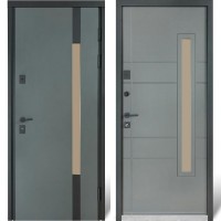 Двері вхідні БУЛАТ Cottage мод. №705/431 metalic grey/титан