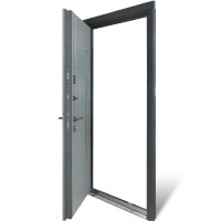 Двері вхідні БУЛАТ Cottage мод. №705/431 metalic grey/титан