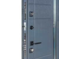 Двери входные БУЛАТ Термо House 1200 мод. №705/431 темный антрацит