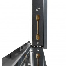 Двери входные БУЛАТ Термо House 1200 мод. №706/431 темный антрацит/белый атласный