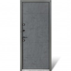 Двері вхідні БУЛАТ Термо House мод. №703/191 антрацит/бетон антрацит