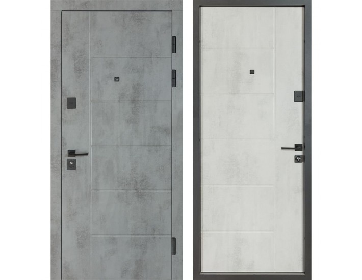Фото Двері вхідні квартирного типу Revolut В-434 мод. №155 оксид темний/оксид світлий 1