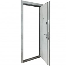 Двери входные БУЛАТ Revolut В-434 мод. №155 оксид темный/оксид светлый