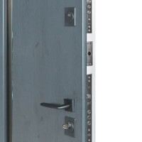 Двери входные БУЛАТ Термо House 1200 мод. №705/431 темный антрацит/белый атласный