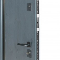 Двери входные БУЛАТ Термо House 1200 мод. №705/431 темный антрацит/белый атласный