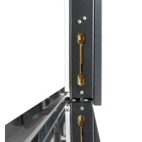 Двери входные БУЛАТ Термо House 1200 мод. №705/431 темный антрацит/белый атласный