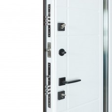 Двери входные БУЛАТ Термо House 1200 мод. №705/431 венге темный/белый атласный