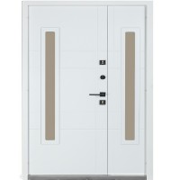 Двері вхідні БУЛАТ Термо House 1200 мод. №706/431 венге/білий атласний