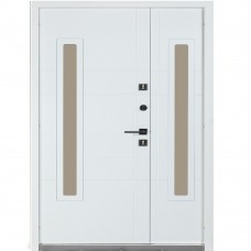 Двери входные БУЛАТ Термо House 1200 мод. №706/431 венге/белый атласный