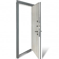 Двері вхідні БУЛАТ Термо House мод. №703/191 антрацит/дуб полярний