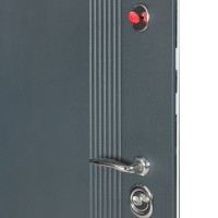 РАСПРОДАЖА! Булат Revolut В-81, модель 172 антрацит/белый матовый гладкий, 850мм правые (двери с витрины)