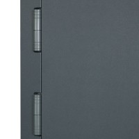 РАСПРОДАЖА! Булат Revolut В-81, модель 172 антрацит/белый матовый гладкий, 850мм правые (двери с витрины)