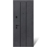 Двери входные БУЛАТ Ультра (квадро) Kale мод. №535 бетон антрацит/бетон снежный