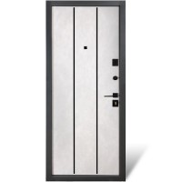 Двери входные БУЛАТ Ультра (квадро) Kale мод. №535 бетон антрацит/бетон снежный