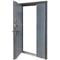 Двери входные БУЛАТ Термо House 1200 мод. №703/191 темный антрацит