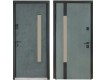 Фото Входная дверь уличного типа Термо House мод. №705/428 антрацит/бетон антрацит 1