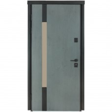 Двері вхідні БУЛАТ Термо House мод. №705/428 антрацит/бетон антрацит