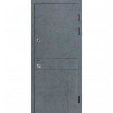 Двери входные БУЛАТ Revolut В-606 мод. №250 бетон антрацит/оксид белый