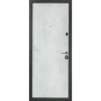 Двері вхідні БУЛАТ Revolut В-606 мод. №250 бетон антрацит/оксид білий