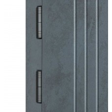 Двери входные БУЛАТ Revolut В-606 мод. №250 бетон антрацит/оксид белый