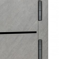 Двери входные БУЛАТ Revolut В-81 мод. №559/191 срез камня/белый матовый гладкий