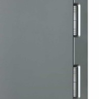 Двери входные БУЛАТ Ультра мод. №557/607 зеркало (пепельный металлик/серый шифер)