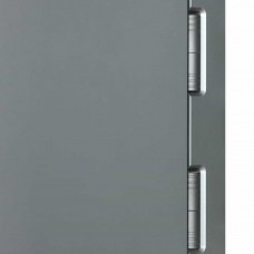 Двери входные БУЛАТ Ультра мод. №557/607 зеркало (пепельный металлик/серый шифер)